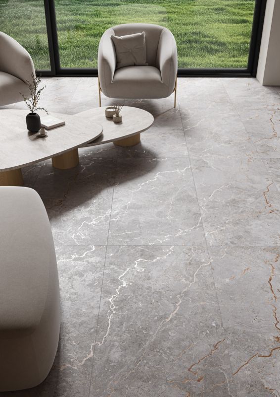 Gres Constantine 60 x 120 cm grey carving 1,44 m2