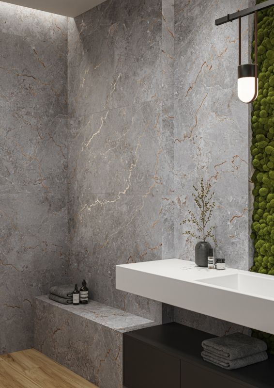 Gres Constantine 60 x 120 cm grey carving 1,44 m2