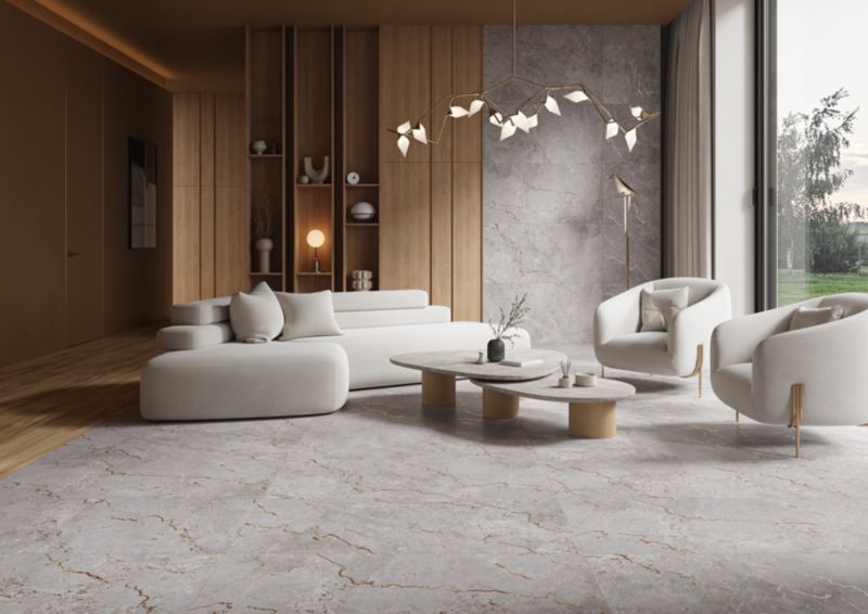 Gres Constantine 60 x 120 cm grey carving 1,44 m2