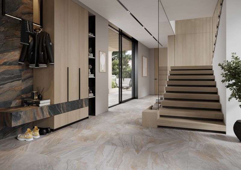 Gres Dune 60 x 60 cm grey mat i struktura 1,44 m2