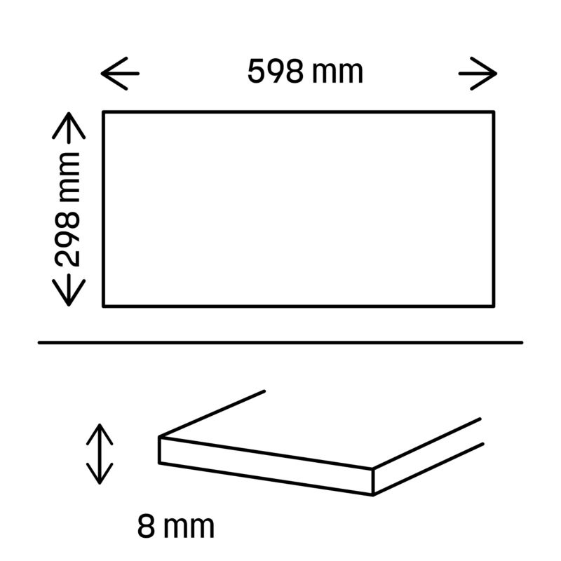 Gres Eco geo Cersanit 29,8 x 59,8 cm cold grey 1,6 m2
