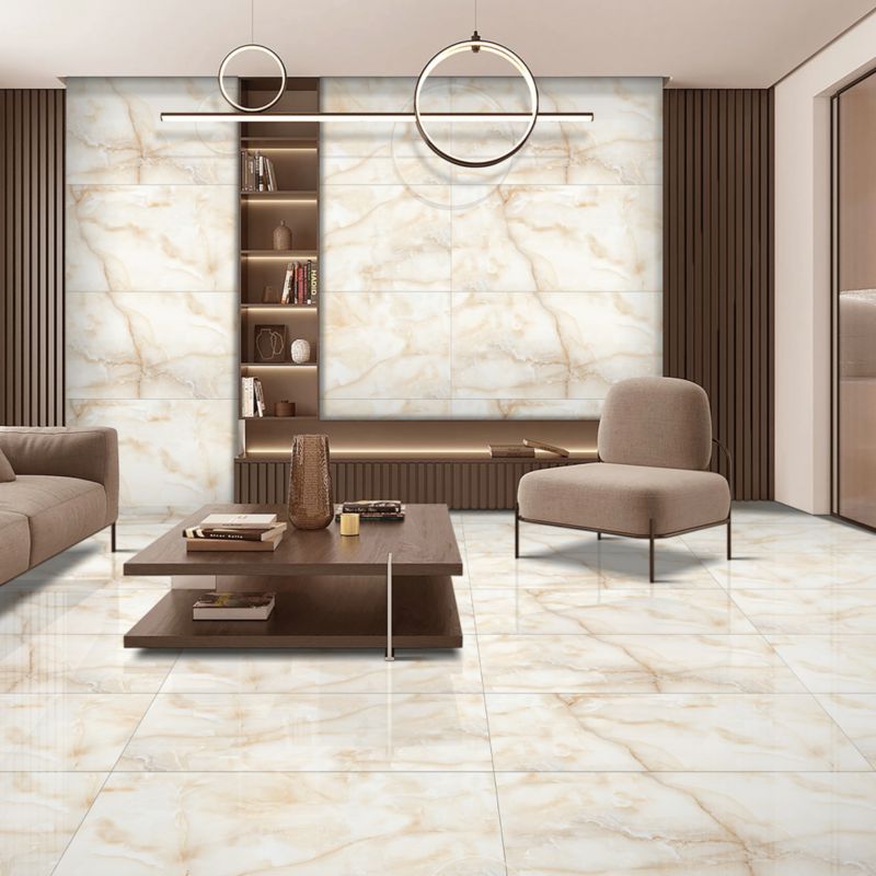 Gres Elettra 60 x 120 cm beige gold