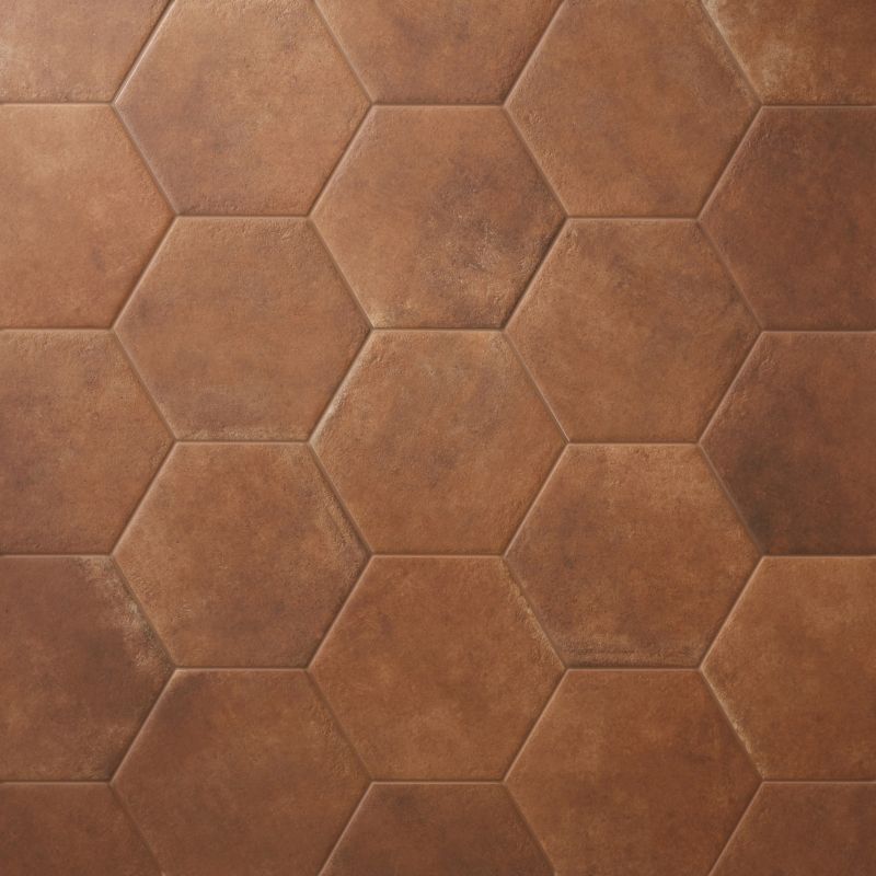 Gres Fornace Colours 25 x 22 cm terracotta hexagon 1,04 m2