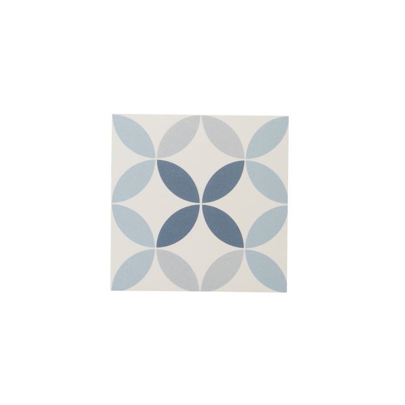 Gres Hydrolic Design 1 Colours 20 x 20 cm circle 1 niebieski 1 m2