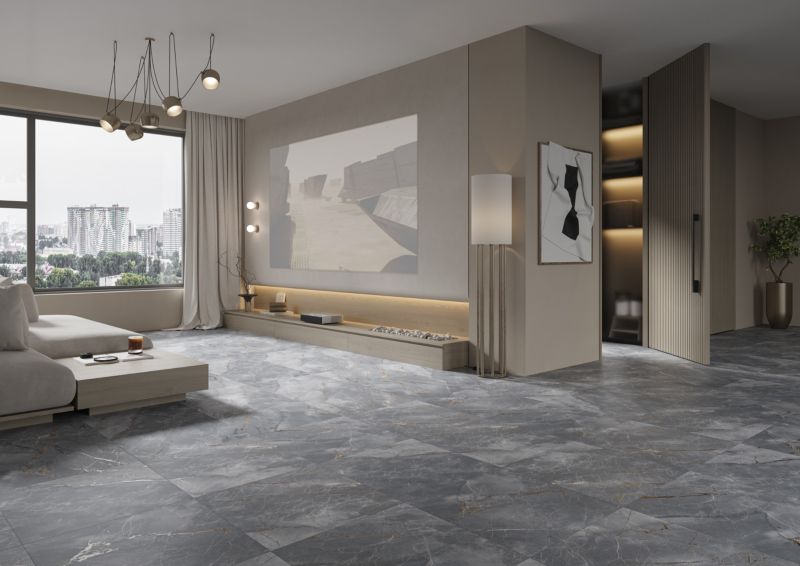 Gres Icarius 60 x 120 cm grey mat&carving 1,44 m2