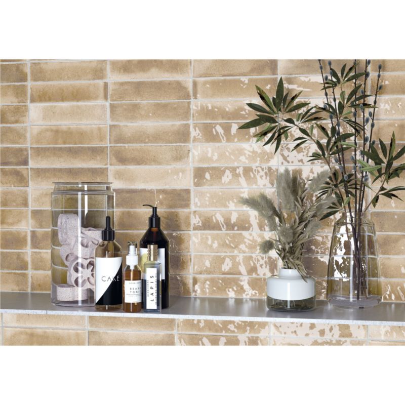 Gres Jazba Euroceramika 6 x 24,6 cm beige 0,5 m2