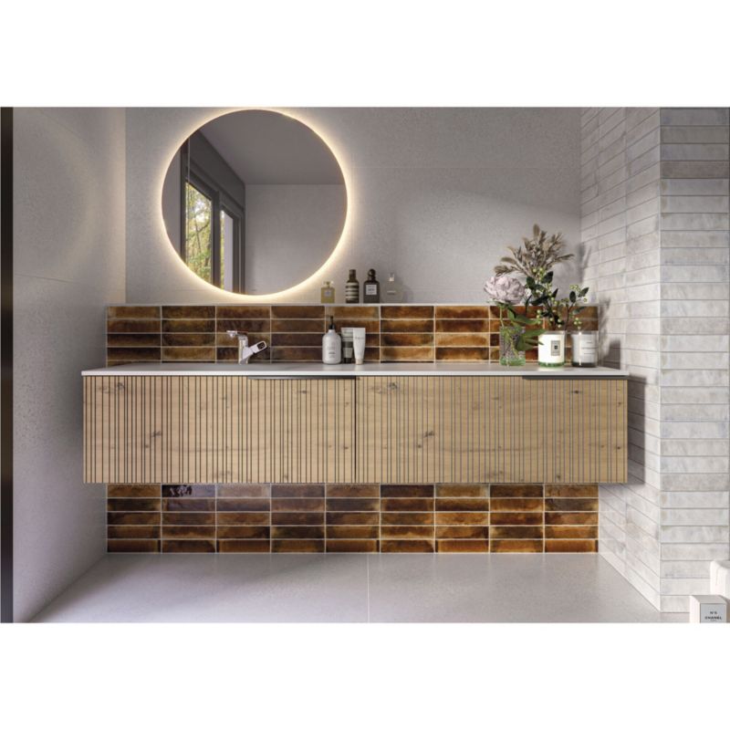 Gres Jazba Euroceramika 6 x 24,6 cm carmel 0,5 m2