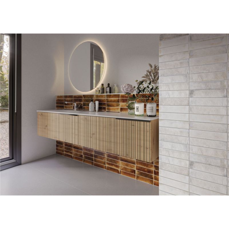 Gres Jazba Euroceramika 6 x 24,6 cm carmel 0,5 m2