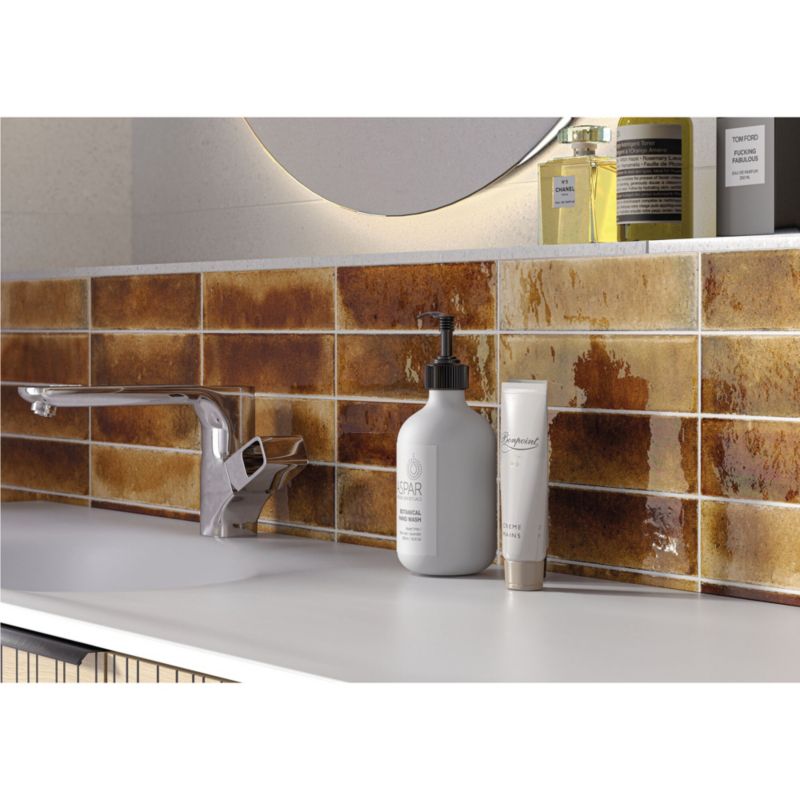 Gres Jazba Euroceramika 6 x 24,6 cm carmel 0,5 m2