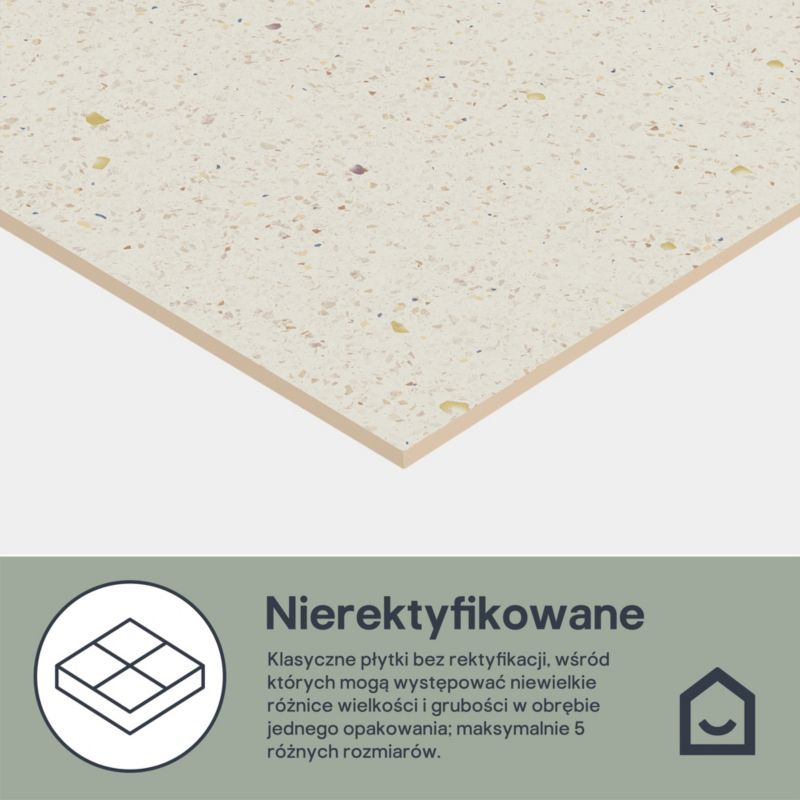 Gres Maldo OPP 60 x 60 cm light grey 1,44 m2