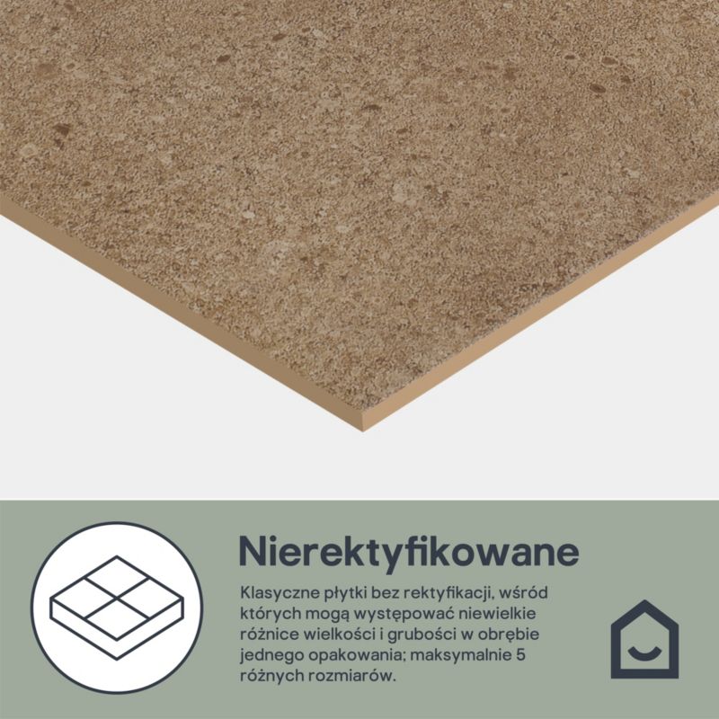 Gres Marjo GoodHome 30 x 30 cm brown 1,62 m2
