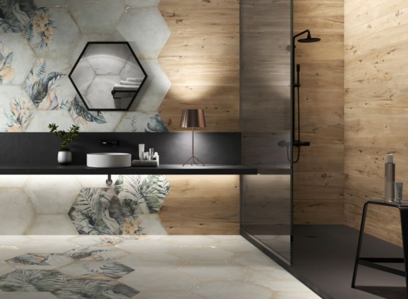 Gres Milena 20 x 120 cm nuez 1,2 m2