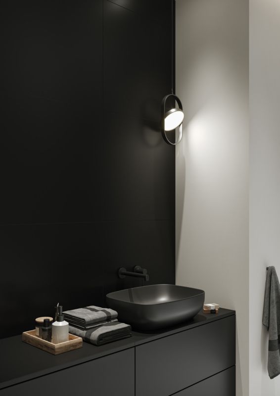 Gres Monolook Cersanit 59,8 x 59,8 cm black mat 1,07 m2