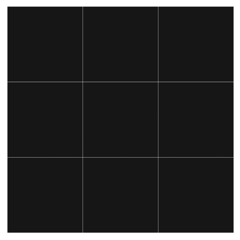 Gres Monolook Cersanit 59,8 x 59,8 cm black mat 1,07 m2
