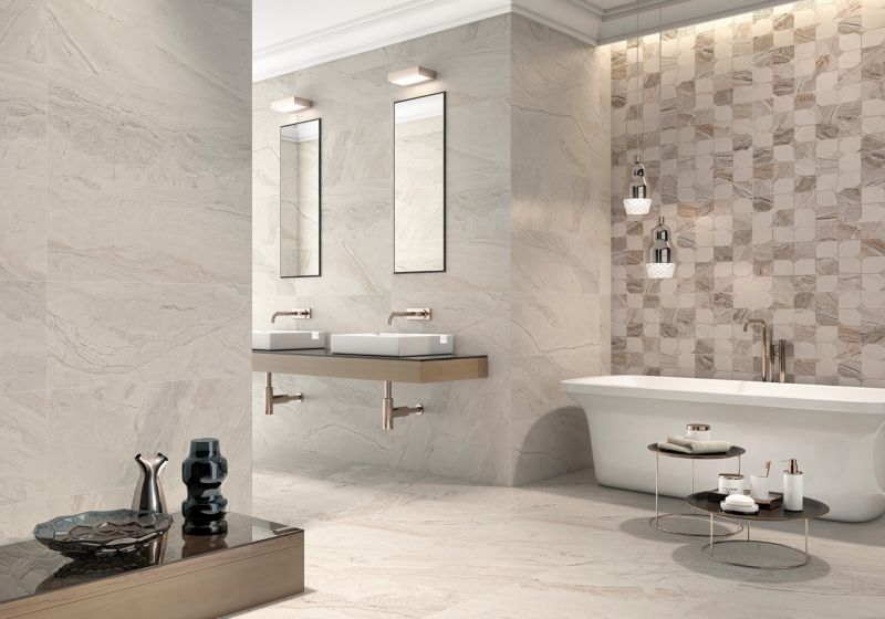 Gres mrozoodporny Earth Song 60 x 60 cm biały 1,08 m2