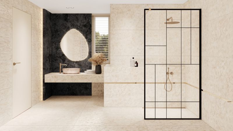 Gres mrozoodporny Hari Arte 59,8 x 119,8 cm beige struktura 1,43 m2