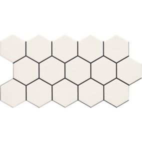 Gres mrozoodporny Hex 26,5 x 51 cm snow 0,95 m2