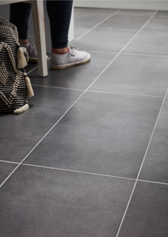 Gres mrozoodporny Konkrete GoodHome 29,7 x 59,8 cm anthracite 1,24 m2