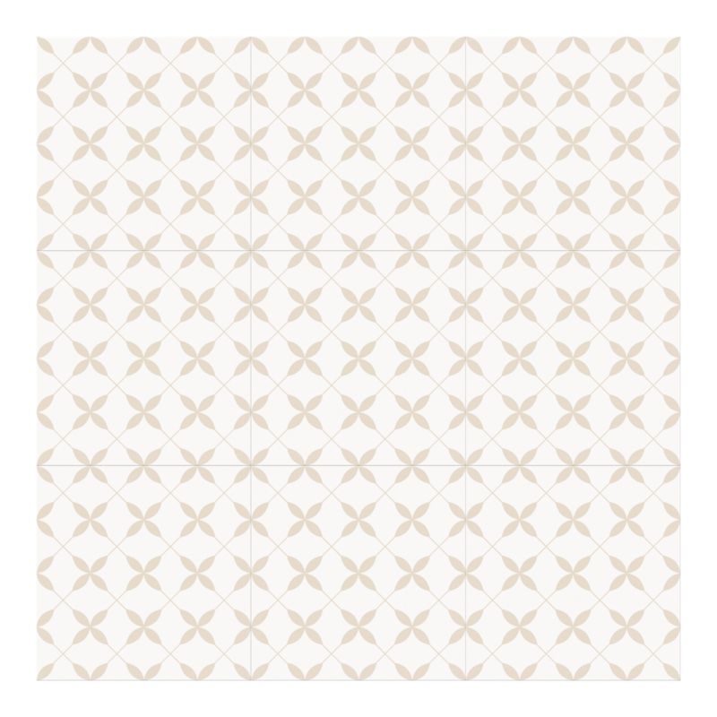 Gres mrozoodporny Leonora GoodHome 30 x 30 cm white geometric 1,33 m2