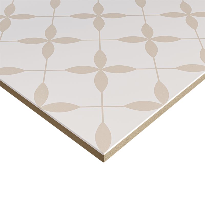 Gres mrozoodporny Leonora GoodHome 30 x 30 cm white geometric 1,33 m2