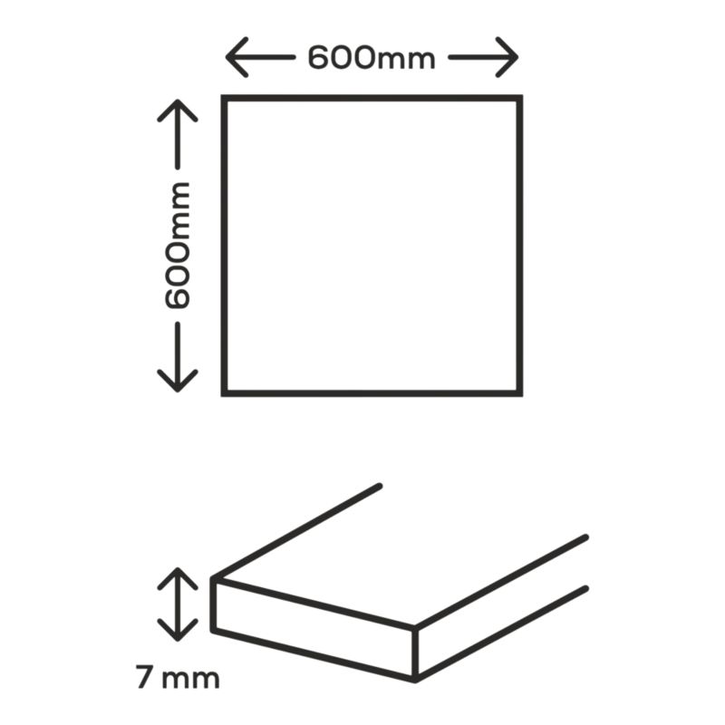 Gres mrozoodporny Moteru 60 x 60 cm biały - szary 1,44 m2
