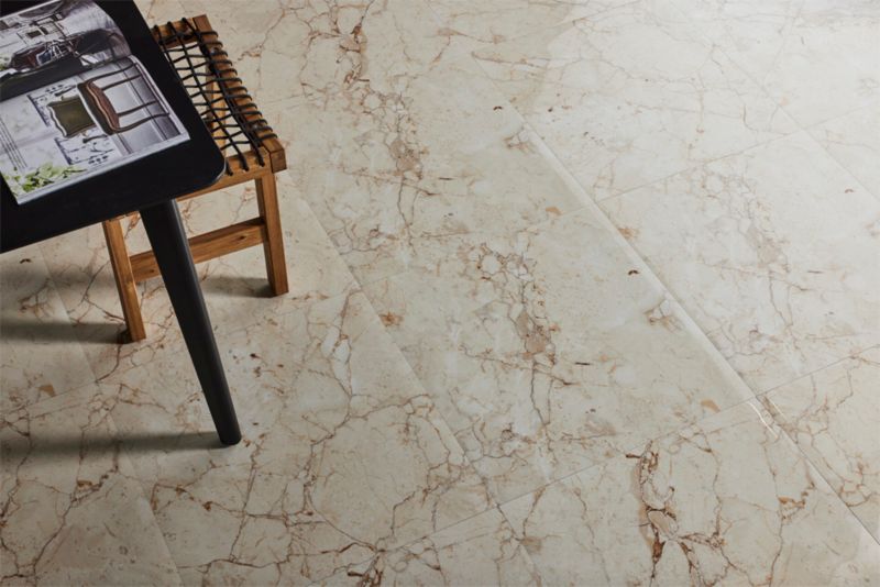 Gres mrozoodporny polerowany Basti Ceramstic 60 x 60 cm beżowy 1,44 m2 30 kg