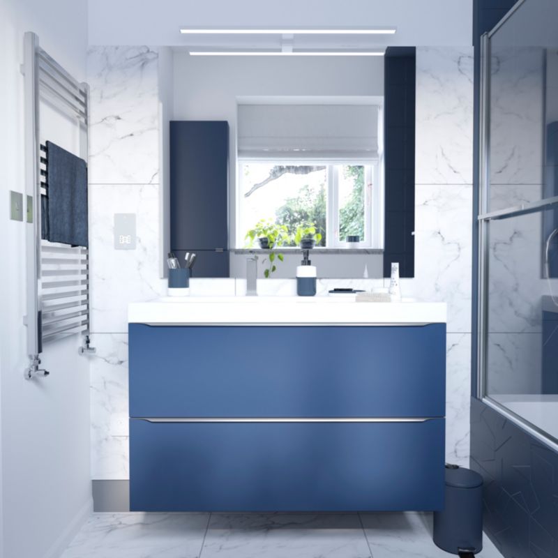 Gres mrozoodporny polerowany szkliwiony Lomero Ceramstic 60 x 120 cm biały 1,44 m2