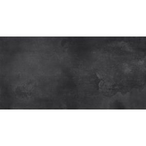 Gres mrozoodporny szkliwiony Basaltum Slim 60 x 120 cm black 2,88 m2