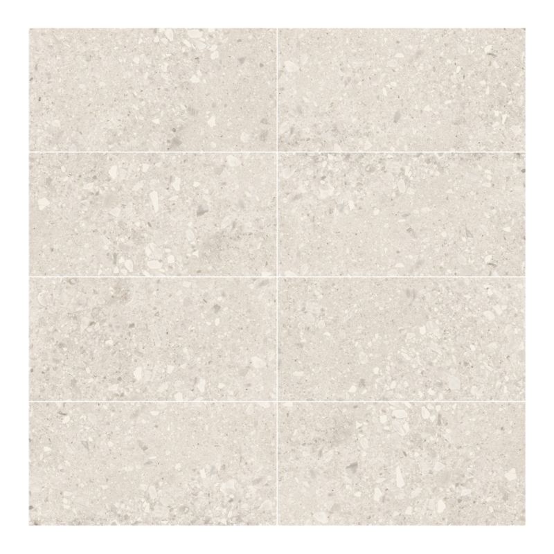 Gres mrozoodporny szkliwiony Borsa 60 x 120 cm biały 1,43 m2