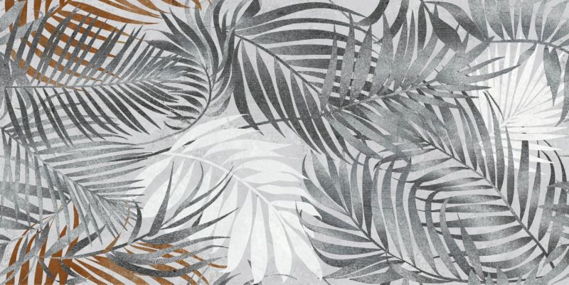 Gres mrozoodporny szkliwiony Botanic 59,7 x 119,7 cm grey 1,43 m2