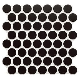 Gres mrozoodporny szkliwiony Circle 31 x 31 cm black 0,86 m2