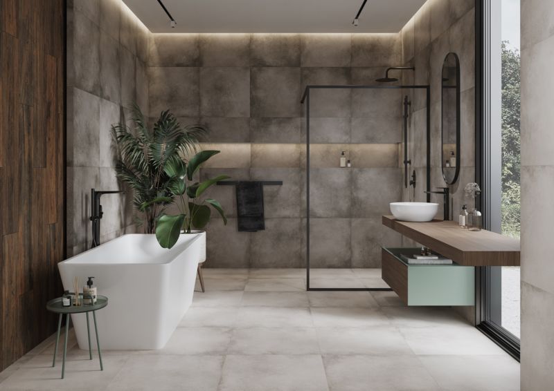 Gres mrozoodporny szkliwiony Color Vibe 59,8 x 59,8 cm grey 1,07 m2