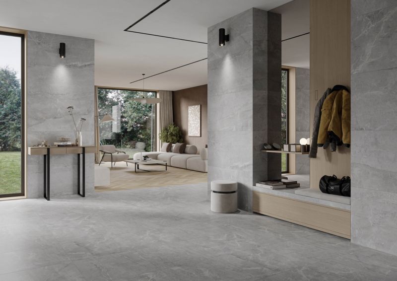 Gres mrozoodporny szkliwiony Empire 59,85 x 119,85 cm grey 1,43 m2