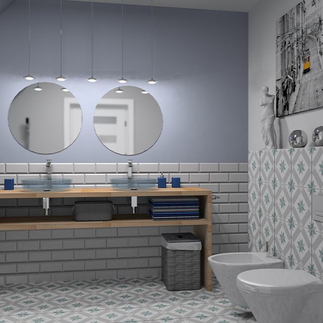 Gres mrozoodporny szkliwiony Etienne 60 x 60 cm greige 1,44 m2