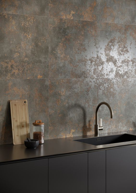 Gres mrozoodporny szkliwiony Gold Concrete 59,8 x 59,8 cm grey 1,07 m2