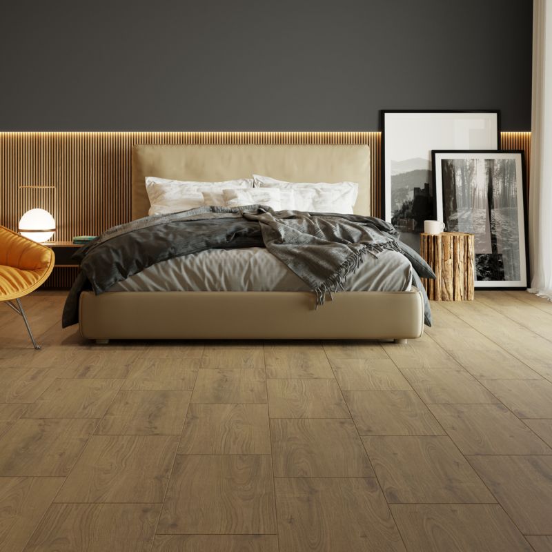 Gres mrozoodporny szkliwiony Goro GoodHome 30 x 60 cm brązowy 1,62 m2