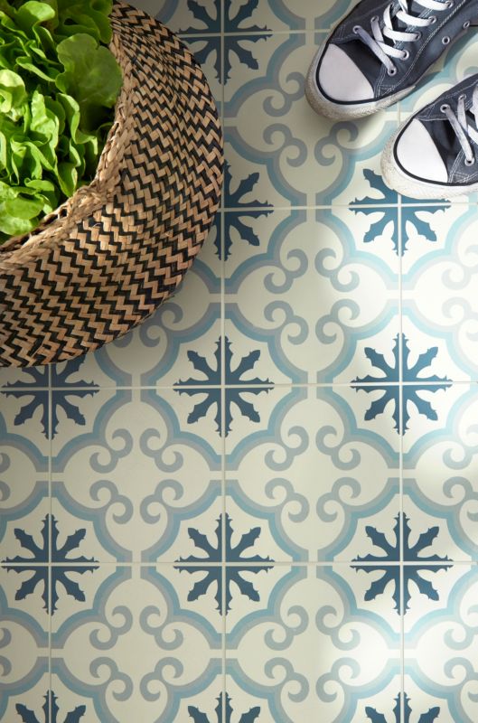 Gres mrozoodporny szkliwiony Hydrolic Callis 3 20 x 20 cm niebieski 1 m2