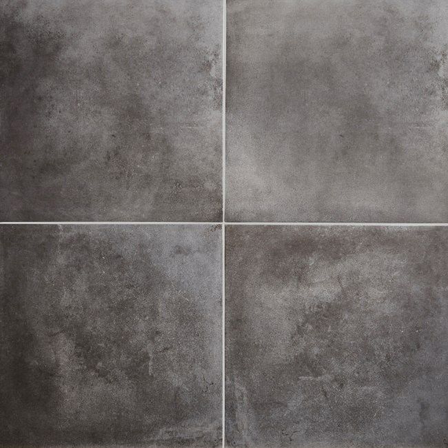 Mrazuvzdorná glazovaná dlažba Konkrete GoodHome 59,8 x 59,8 cm antracit 1,07 m2.