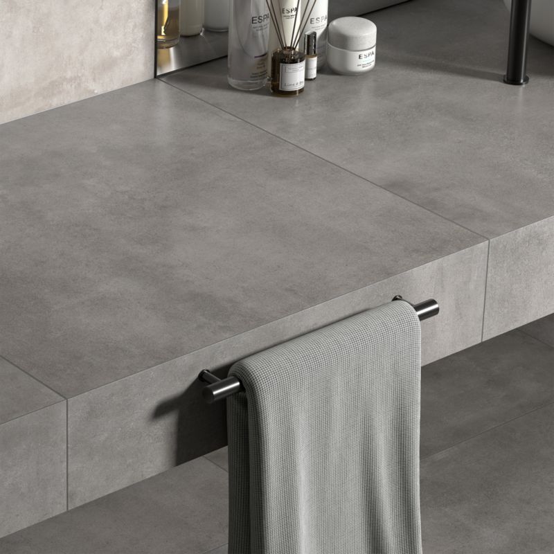 Gres mrozoodporny szkliwiony Litchou 79,7 x 79,7 cm anthracite 1,27 m2