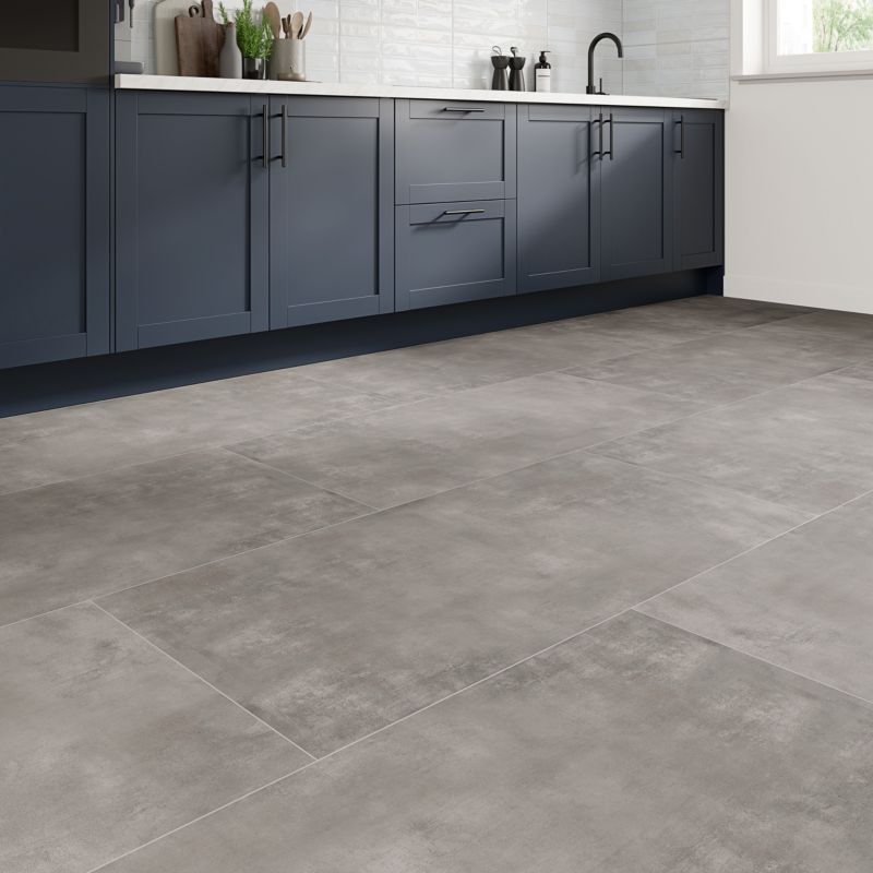 Gres mrozoodporny szkliwiony Litchou GoodHome 59,7 x 119,7 cm anthracite 1,43 m2