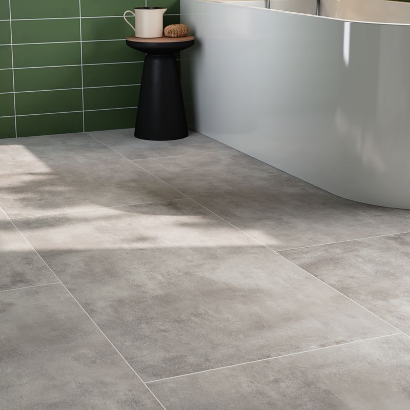 Gres mrozoodporny szkliwiony Litchou GoodHome 59,7 x 119,7 cm grey 1,43 m2