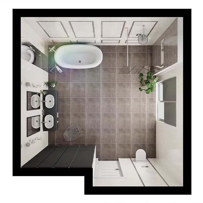 Gres mrozoodporny szkliwiony Metal ID Colours 60 x 60 cm anthracite 1,08 m2