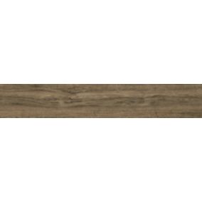 Gres mrozoodporny szkliwiony Norrona 20 x 120 cm brown 1,44 m2