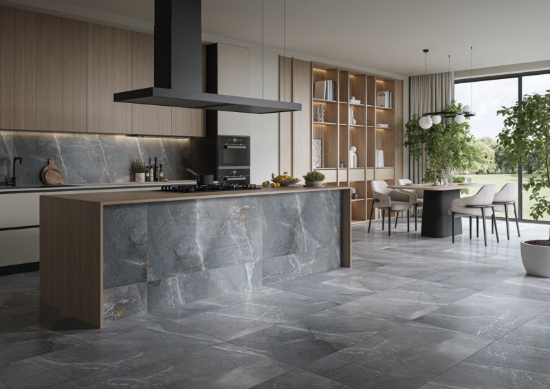 Gres mrozoodporny szkliwiony Queen 60 x 120 cm grey sugar 1,44 m2