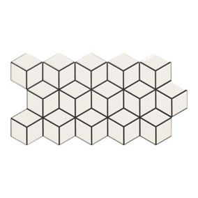 Gres mrozoodporny szkliwiony Rhombus 26,5 x 51 cm snow 0,95 m2