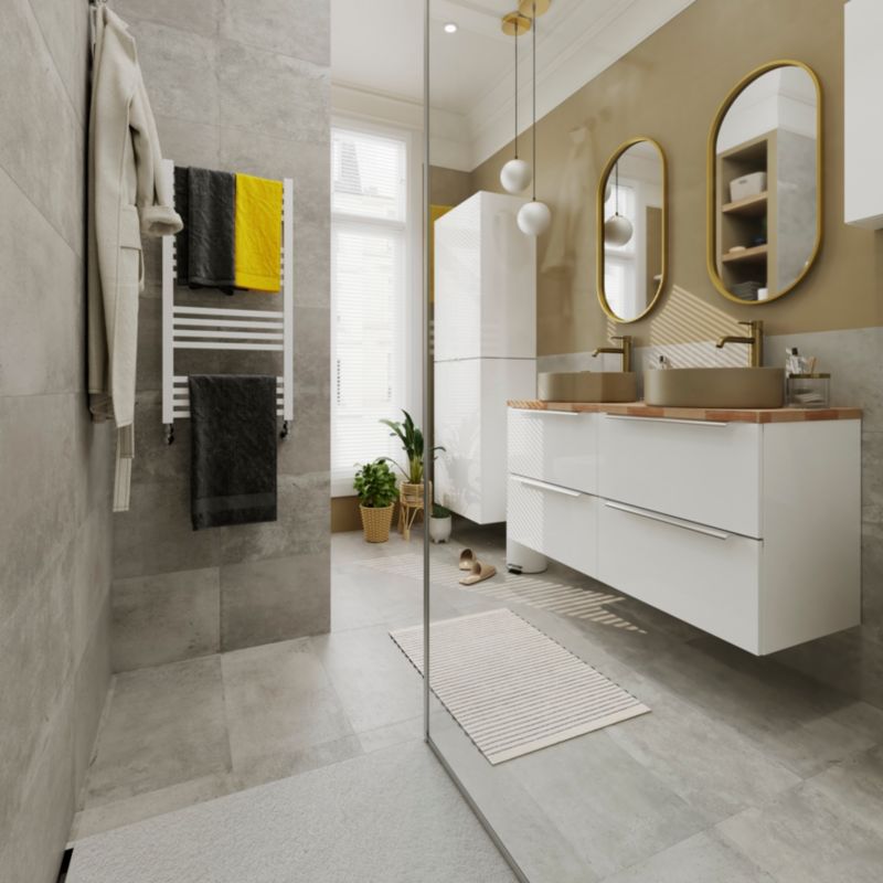 Gres mrozoodporny szkliwiony Sepia 29,7 x 59,7 cm grigio 1,42 m2