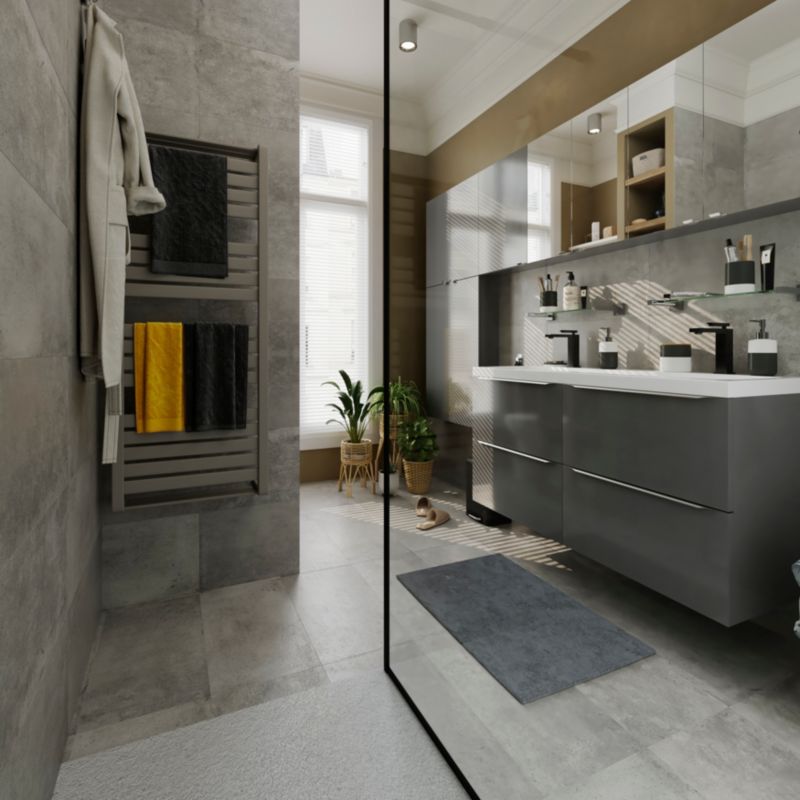 Gres mrozoodporny szkliwiony Sepia 29,7 x 59,7 cm grigio 1,42 m2