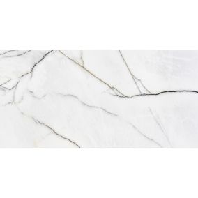 Gres mrozoodporny szkliwiony Statuario Slim 60 x 120 white 2,88 m2