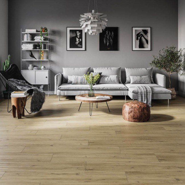 Gres mrozoodporny szkliwiony Suomi 15,5 x 62 cm white 1,34 m2