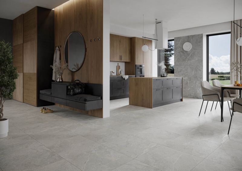 Gres mrozoodporny szkliwiony Tanger 60 x 60 cm light grey 1,44 m2